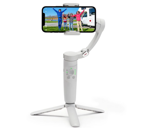 Stabilizzatore Cardanico Portatile Pieghevole a 3 Assi per Smartphone