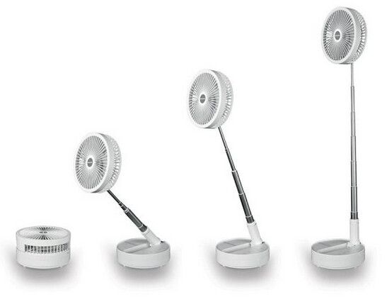 Ventilatore  tavolo e a piantana  pieghevole con batteria ricaricabile